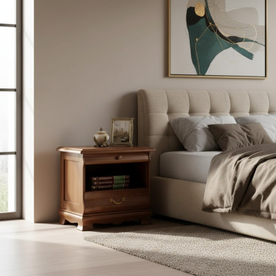 Bedside side tables wood new luxury designer furniture bedroom