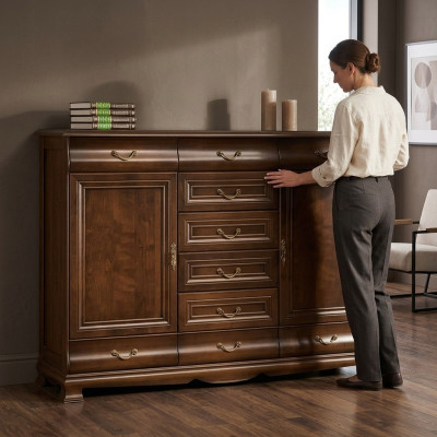 Solid wood dresser cabinet oak wood dressers sideboard sideboards