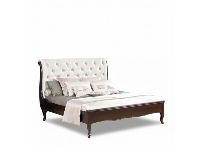 Bed fabric design double beds luxury modern hotel frame bedroom