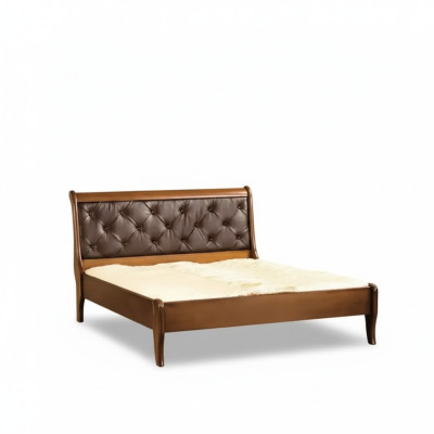 Luxury bedroom bed design upholstered double hotel beds Chesterfield