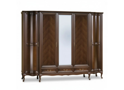 Wardrobe bedroom wooden cabinet Art Deco style baroque cabinets