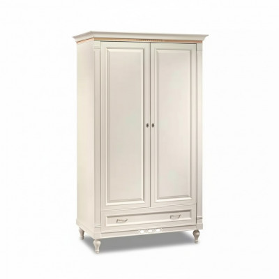 Wardrobe Bedroom Cabinet Antique Style Baroque White Closets