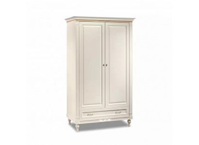 Wardrobe Bedroom Cabinet Antique Style Baroque White Closets