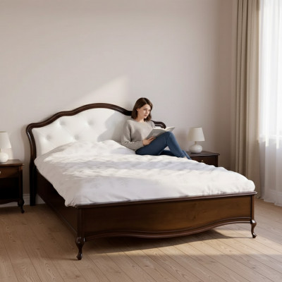 Bed Double Luxury Brown Modern Design Bed Frames Bed Frame Beds