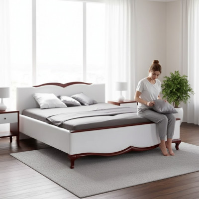 Designer bed, beds, upholstered bed, bed 160x200, double bed, new