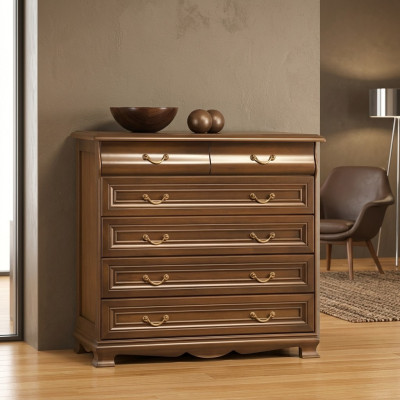 Drawer chest solid wood cabinet oak solid wood sideboard new