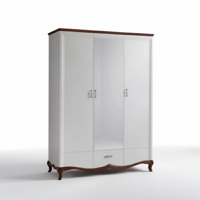 Bedroom wardrobe solid wood closets coat racks furniture
