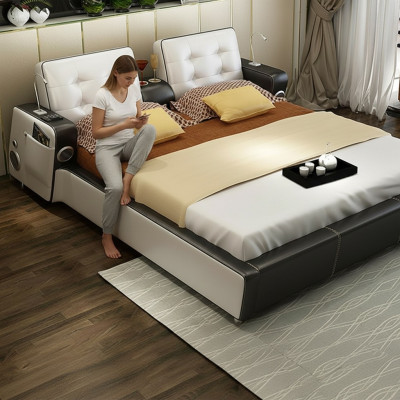 Multifunction bed double beds modern bed frame beds 180 x 200 cm