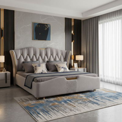 Chesterfield Bed Upholstery Design Luxury Double Hotel Beds Luxury Hotel New