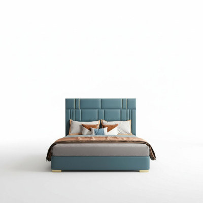 Bedroom set designer luxury group suite new bed 2x nightstand 3 pieces.