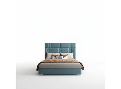 Bedroom set designer luxury group suite new bed 2x nightstand 3 pieces.