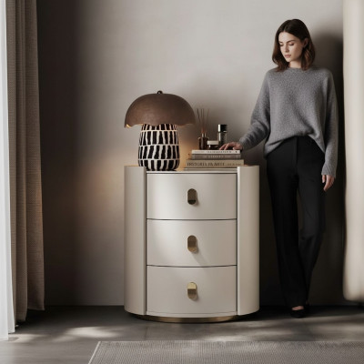Bedside cabinet with 3 drawers for the bedroom