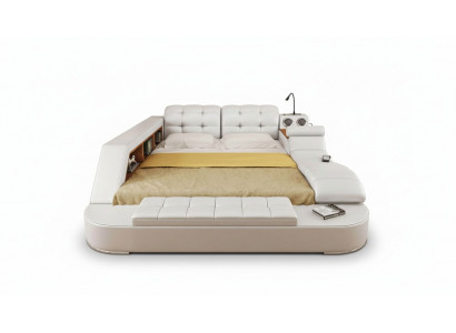Chesterfield Double Luxury Design Bed 180x200 Multifunctional Bed New