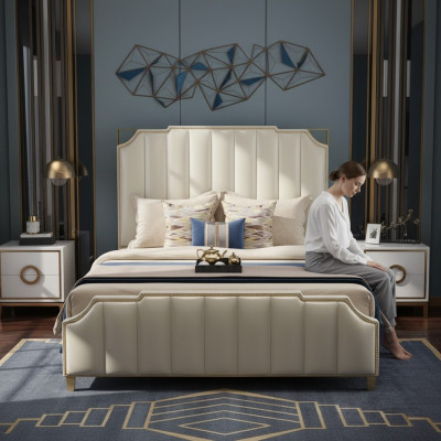 Bed Design Double Bed Luxury Beds Upholstered Bedroom Furniture 180x200