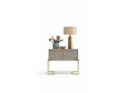 White Design Nightstand Console Side Tables Bedroom Wood Luxury Consoles