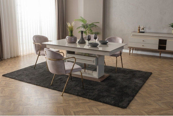 Dining room table dining table tables modern dining room designer new beige