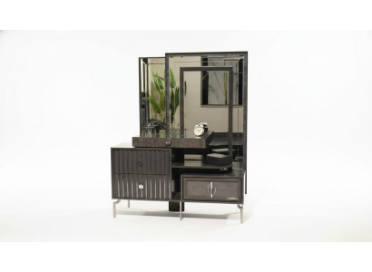 Black vanity luxury wood console designer bedroom furniture