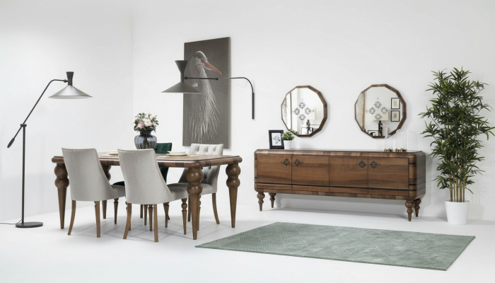 Classic brown sideboard designer luxury wood furniture dresser furniture