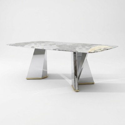 Luxury dining table glass table dining room luxury tables gray table 200x100