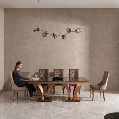 Luxury Dining Table Modern Dining Room Dining Tables Tables Design Metal Table