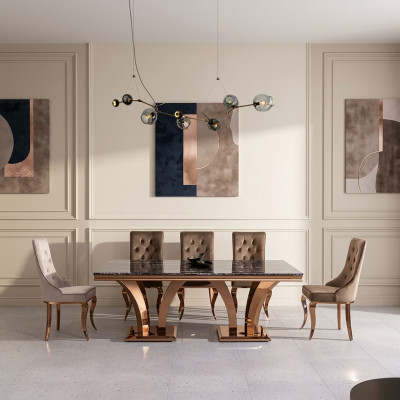 Luxury Dining Table Modern Dining Room Dining Tables Tables Design Metal Table