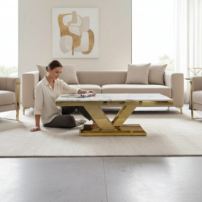 Coffee table design table living room luxury coffee tables furniture 130x70 metal