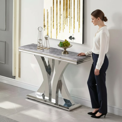 Design luxury console table console tables stainless steel design sideboard