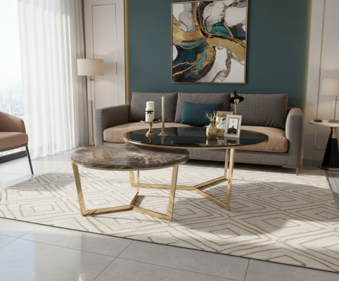 Coffee table side table designer living room table tables 2x