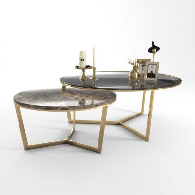 Coffee table side table designer living room table tables 2x