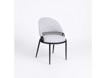 White dining chair luxury chairs upholstered single-seater textile style furniture