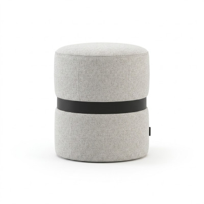 Designer white upholstered stool bedroom furniture modern side stool