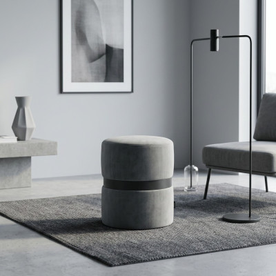 Modern gray stool luxury side stool bedroom furniture style new