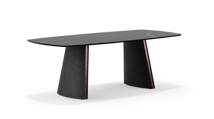 Luxury dark gray dining table dining room tables designer furniture new