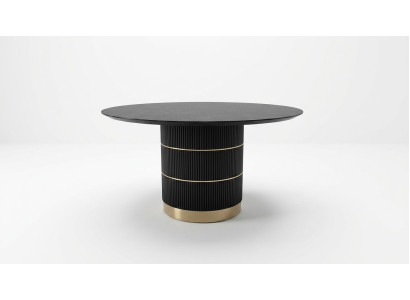 Round dining tables luxury dining room furniture designer table metal base