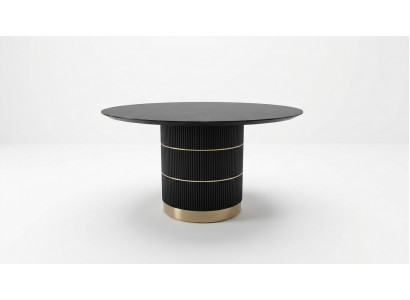 Round dining tables luxury dining room furniture designer table metal base