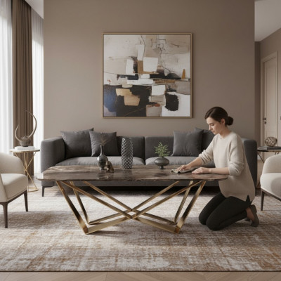 Luxury dining table, marble dining tables, table design, luxury furnishings, 160x80