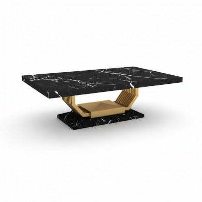 Black dining table furniture luxury marble dining table designer tables