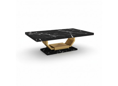 Black dining table furniture luxury marble dining table designer tables