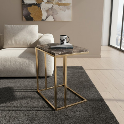 Modern stainless steel side table living room coffee table designer furniture
