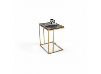 Modern stainless steel side table living room coffee table designer furniture