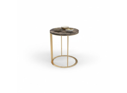 Round marble side table designer coffee table living room table new