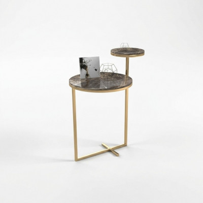 Luxury Side Table Designer Stainless Steel Tables Living Room Coffee Table New