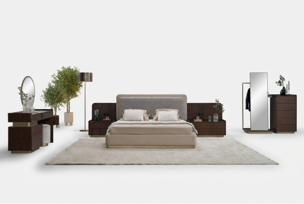 Luxury Bedroom Set 7-piece Stylish Suites Couch Upholstered Furniture