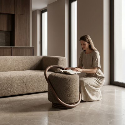Luxury stool bedroom comfort modern furniture design footstool furniture