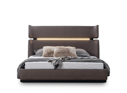 Bedroom luxury bed modern stylish modern bed gray 180x200