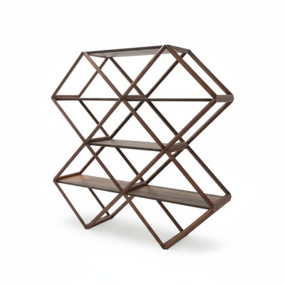 Bookshelf Classic Wooden Shelves Cabinet Office Furniture Design Furnishings