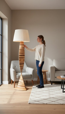 Luxury Floor Lamp Living Room Modern Design Wood Floor Lamp Lighting