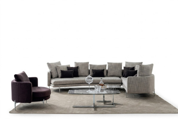 Living room set 4+3+1 seater modern 3-piece sofa suite with cushions furniture