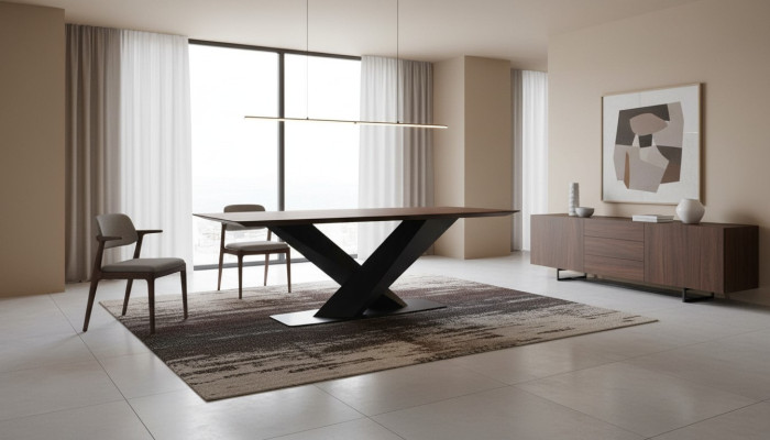 Dining Table Brown Dining Room Tables Modern Luxury Table Elegant Design