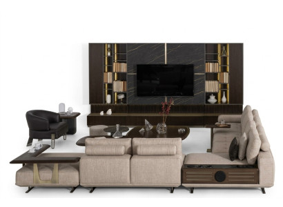 Sectional sofa L-shape corner sofa couch design upholstered set sofa corner new